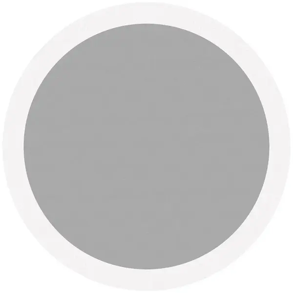 Kusový koberec 133x133cm hippo - šedá/bílá