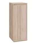 Policová skříňka veronica - dub světlý/bílá