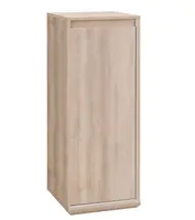 Policová skříňka veronica - dub světlý/bílá