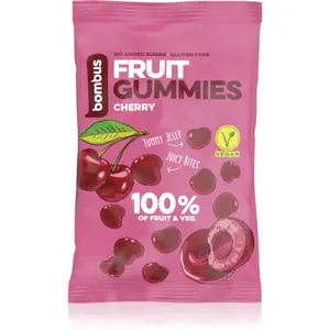 Bombus Fruit Gummies ovocné bonbóny příchuť Cherry 35 g