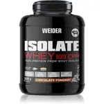 Weider Isolate Whey 100 CFM syrovátkový izolát příchuť Chocolate fondant 908 g