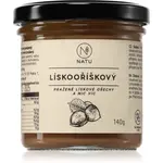 NATU Lískooříškový krém pražený ořechová pomazánka 140 g