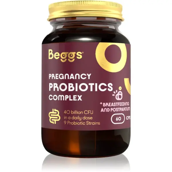 Beggs Pregnancy Probiotics Complex kapsle pro podporu imunity a zažívání pro těhotné a kojící ženy 60 cps