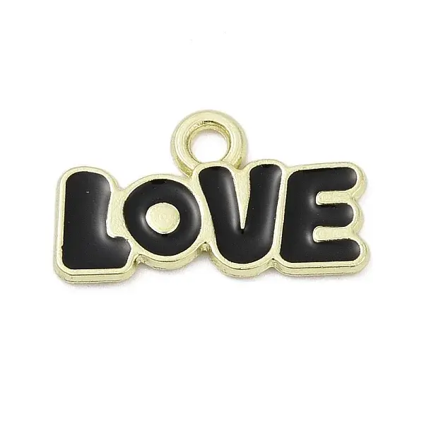 Valentine's Day Alloy Enamel Pandants