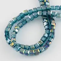 Electroplate Glass Beads Strands