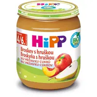 Hipp BIO broskev s hruškou dětský příkrm 125 g