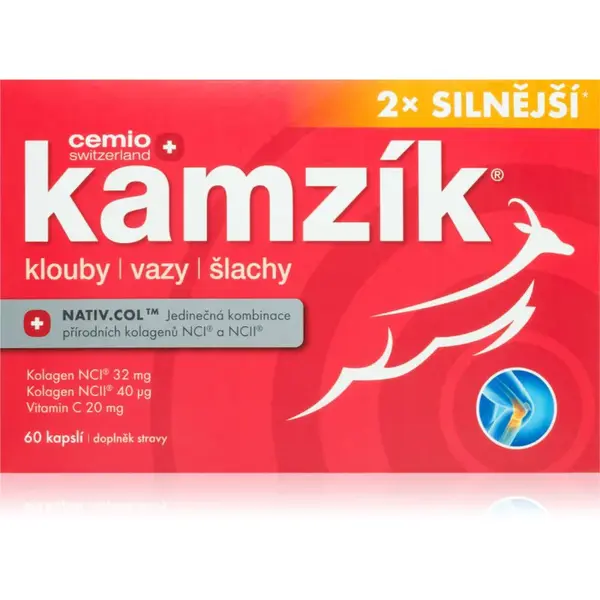 Cemio Kamzík kapsle pro výživu kloubů a chrupavek 60 cps