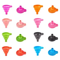 Portable Foldable Silicone Funnel Hopper
