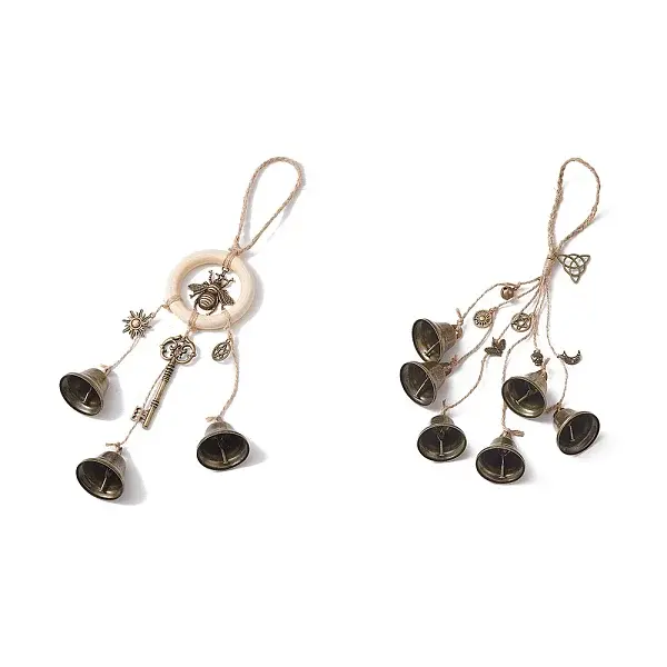Iron Halloween Witch Bells Pendant Decorations