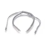 Nylon Cord Braided Bead Bracelets Making