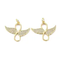 Brass Cubic Zirconia Pendants