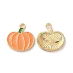 Light Gold Plated Alloy Enamel Pendants