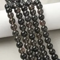 Natural Ice Obsidian Beads Strands