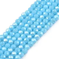 Electroplate Glass Beads Strands