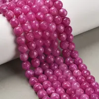 Natural White Jade Bead Strands