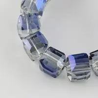 Electroplate Glass Bead Strands