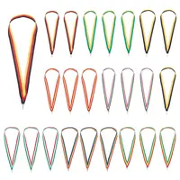 40Pcs 8 Style Polyester Ribbon Medal Strap