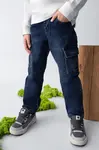 Dětské rifle Mayoral soft denim cargo