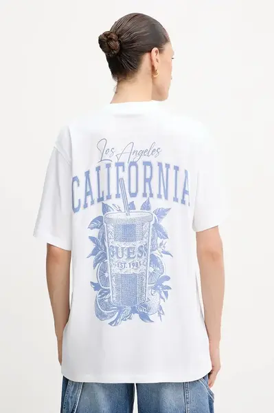 Bavlněné tričko Guess