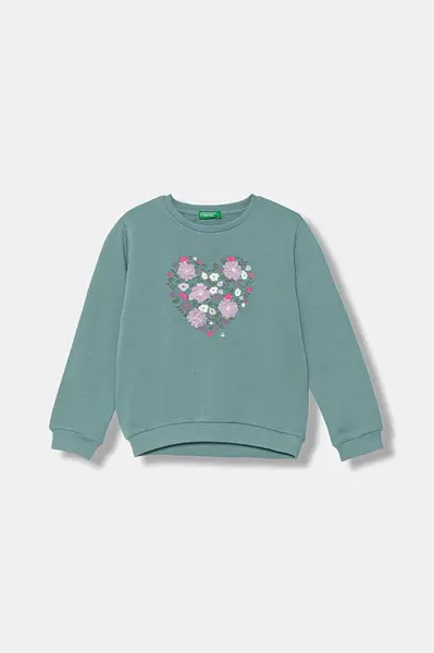 Dětská bavlněná mikina United Colors of Benetton