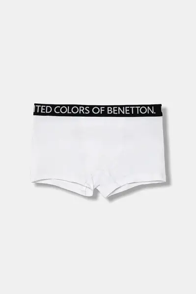 Dětské boxerky United Colors of Benetton 2-pack bílá barva, 3OP80X230