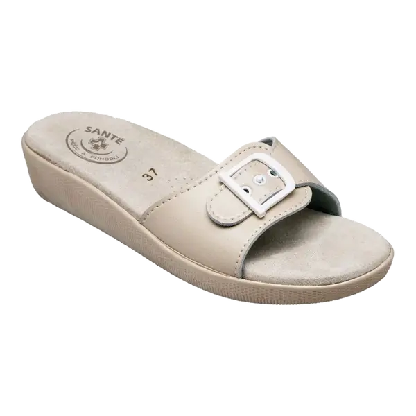 SANTÉ Dámské pantofle SI/03D Béžová v.35