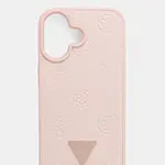 Obal na telefon Guess iPhone 16 růžová barva, GUHMP16SPGBTMP