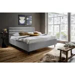 MID.YOU ČALOUNĚNÁ POSTEL, 180/200 cm, světle šedá