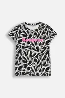 Dětské tričko Coccodrillo černá barva, EVERYDAY GIRL A