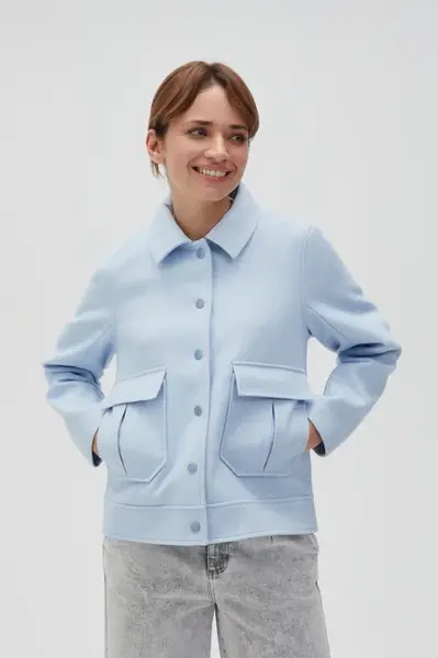 Marisse Women's Jacket L-Ku-4607 Blue Mel