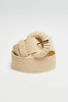 Marisse Beige Belt With Buckle