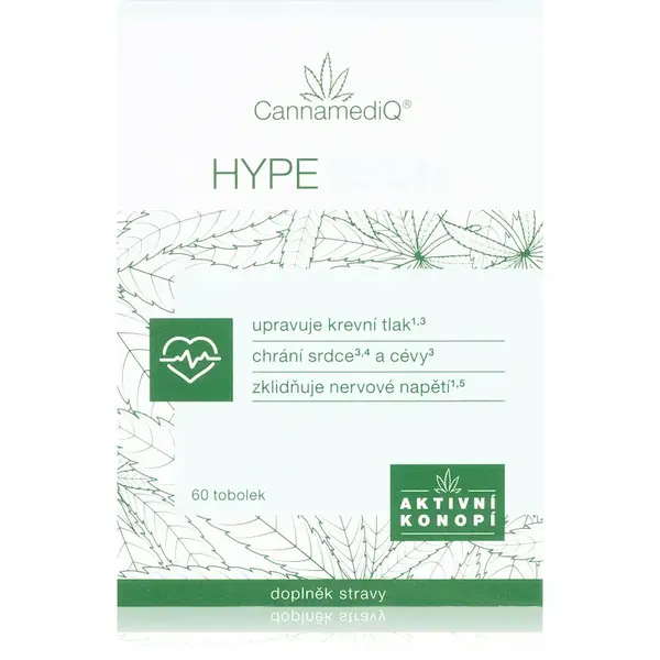 CannamediQ Hypetezin tobolky pro zdravé srdce a cévy 60 cps