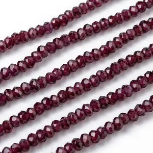 Natural Garnet Beads Strands