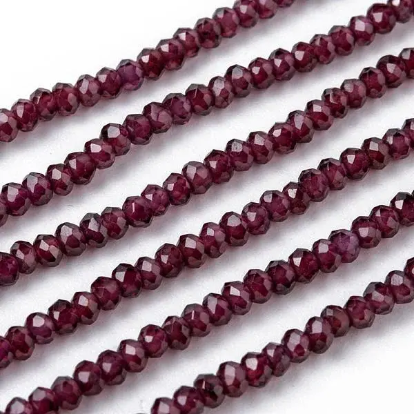 Natural Garnet Beads Strands