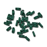 2-Hole Baking Paint Glass Seed Beads