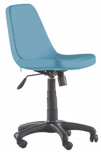 Otočná kancelářská židle na kolečkách comfy - modrá