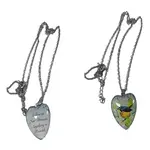 Heart Glass Pendant Necklaces