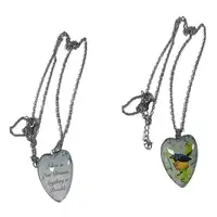 Heart Glass Pendant Necklaces