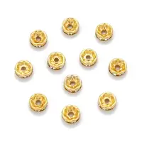 Iron Grade A Crystal Rhinestone Spacer Beads