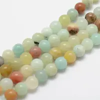 Natural Flower Amazonite Beads Strands