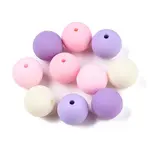 Rubberized Style Imitated Silicone Acrylic Beads