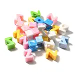 UV Plating Opaque Acrylic European Beads