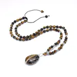 Natural Tiger Eye Pendant Necklaces