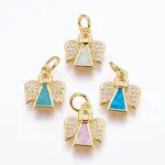 Brass Cubic Zirconia Pendants