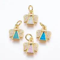 Brass Cubic Zirconia Pendants