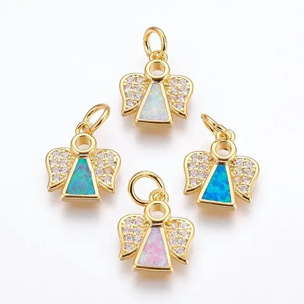 Brass Cubic Zirconia Pendants