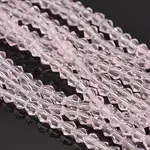 Bicone Glass Beads Strands
