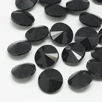 Pointed Back Glass Rhinestone Cabochons