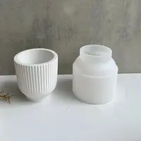 DIY Round Candle Cup Silicone Molds
