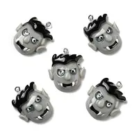 Halloween Opaque Resin Pendants